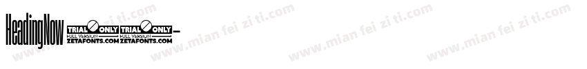 HeadingNow 56字体转换